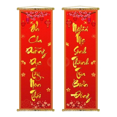 Tranh Liễn Câu Đối Tết 2.026 - Ôn Cha, Dưỡng Dục, Nghĩa Mẹ, Giá ưu đãi 93.700₫ 2 Tranh Liễn Câu Đối Tết 2.026 - Ôn Cha, Dưỡng Dục, Nghĩa Mẹ, Giá ưu đãi 93.700₫ 2