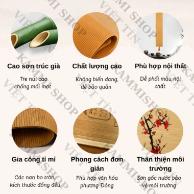 Tranh Mành Trúc Hoa Sen In UV - Phong Thủy Phòng, Giảm 22% Chỉ 177.750 VND 9 Tranh Mành Trúc Hoa Sen In UV - Phong Thủy Phòng, Giảm 22% Chỉ 177.750 VND 9