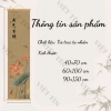 Tranh Mành Trúc Thư Pháp In UV Treo Tường - Bình An, May Mắn, Tài Lộc, 173.800₫ 8