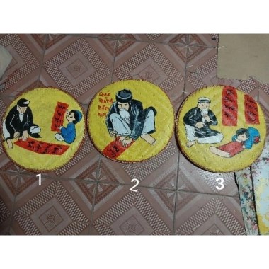 Tranh mẹt vẽ ông đồ treo Tết - Giá 60.000đ (giảm 15.000) - Trang trí năm mới