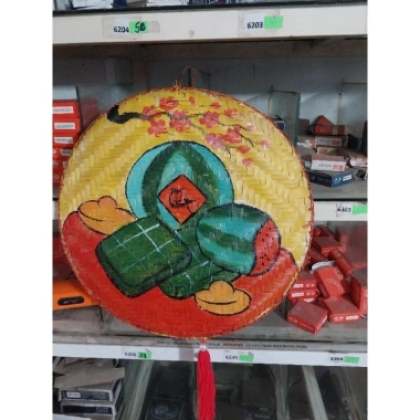 Tranh mẹt vẽ ông đồ treo Tết - Giá 60.000đ (giảm 15.000) - Trang trí năm mới