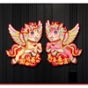 Tranh ngựa decor Tết Bính Ngọ 2.026 Cặp dán tường tặng miếng dán chỉ 60.000₫ 8