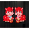 Tranh ngựa decor Tết Bính Ngọ 2.026 Cặp dán tường tặng miếng dán chỉ 60.000₫ 10