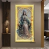 Tranh Phật và Công Giáo Đính Đá Pha Lê Đèn LED Treo Tường - Trang Trí Phòng Khách, Phòng Thờ - Giá ưu đãi 520.000 VND 2