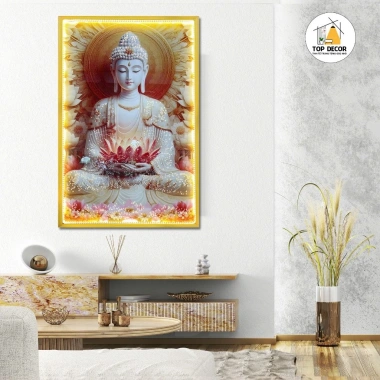 Tranh Phật và Công Giáo Đính Đá Pha Lê Đèn LED Treo Tường - Trang Trí Phòng Khách, Phòng Thờ - Giá ưu đãi 520.000 VND 9