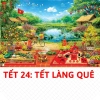 Tranh phong cảnh sơn thủy 6m - Cảnh núi non thơ mộng, phông nền lớn, giảm giá 228.000₫ 8