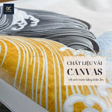 Tranh sơn dầu hoa mai hoa đào – Canvas trang trí Tết, nhà cửa, giá chỉ 84.000₫ 3