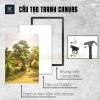 Tranh sơn dầu hoa mai hoa đào – Canvas trang trí Tết, nhà cửa, giá chỉ 84.000₫ 7