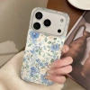 Tranh sơn dầu hoa xanh cho điện thoại case 13/12 Pro Max, XR, X, 11 - Giá 20.000 7