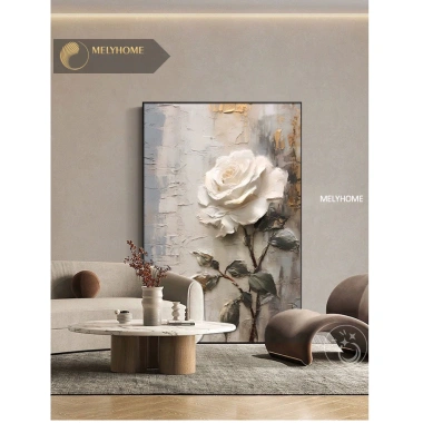 Tranh sơn dầu treo tường đơn dọc họa tiết hoa canvas - giá ưu đãi 115.290 VND 9 Tranh sơn dầu treo tường đơn dọc họa tiết hoa canvas - giá ưu đãi 115.290 VND 9