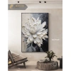 Tranh sơn dầu treo tường đơn dọc họa tiết hoa canvas - giá ưu đãi 115.290 VND 10