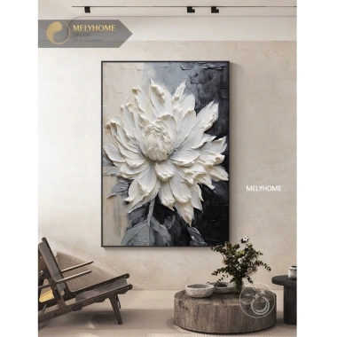 Tranh sơn dầu treo tường đơn dọc họa tiết hoa canvas - giá ưu đãi 115.290 VND 10 Tranh sơn dầu treo tường đơn dọc họa tiết hoa canvas - giá ưu đãi 115.290 VND 10