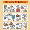 Tranh Tập Tô Màu 3M Bé - Cuộn Nhiều Hình Vui Nhộn, Giá Ưu Đãi 27.800₫ BiTBiU 2