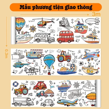 Tranh Tập Tô Màu 3M Bé - Cuộn Nhiều Hình Vui Nhộn, Giá Ưu Đãi 27.800₫ BiTBiU