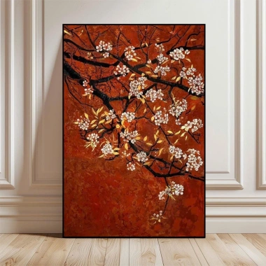 Tranh Tết hoa nên đỏ in canvas 60x90 cm - Treo tường decor giảm giá 229.000đ 4 Tranh Tết hoa nên đỏ in canvas 60x90 cm - Treo tường decor giảm giá 229.000đ 4