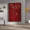 Tranh Tết hoa nên đỏ in canvas 60x90 cm - Treo tường decor giảm giá 229.000đ 6