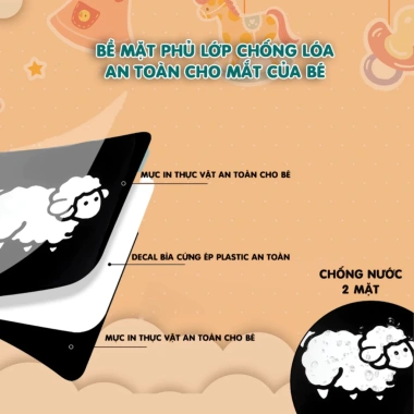 Tranh Thị Giác Vision TNBOOKS cho Bé 0-12 Tháng Phát Triển Thị Giác, 59.000 VND 2