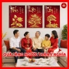 Tranh Thư Pháp Chữ An Treo Tường - Tài Lộc Phú Quý, Trang Trí Phòng Khách, Quà Tặng Ý Nghĩa, Giá 275k Giảm từ 357.5k