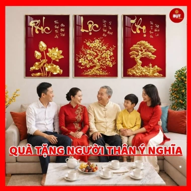 Tranh Thư Pháp Chữ An Treo Tường - Tài Lộc Phú Quý, Trang Trí Phòng Khách, Quà Tặng Ý Nghĩa, Giá 275k Giảm từ 357.5k