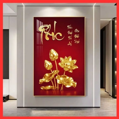 Tranh Thư Pháp Chữ An Treo Tường - Tài Lộc Phú Quý, Trang Trí Phòng Khách, Quà Tặng Ý Nghĩa, Giá 275k Giảm từ 357.5k
