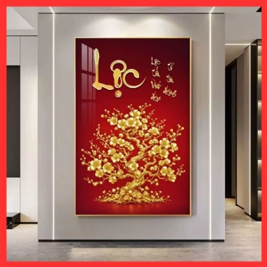 Tranh Thư Pháp Chữ An Treo Tường - Tài Lộc Phú Quý, Trang Trí Phòng Khách, Quà Tặng Ý Nghĩa, Giá 275k Giảm từ 357.5k