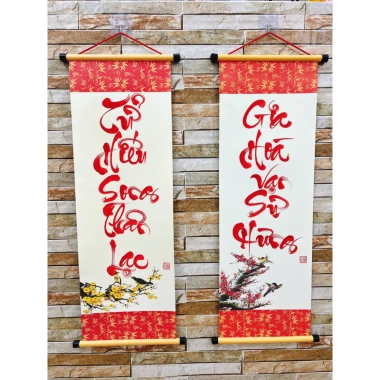 Tranh Thư Pháp Tử Hiếu Song Thân Lạc - Vạn Sự Hưng, giảm 110k, sang trọng