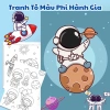 Tranh Tô Màu Baby Three Siêu Hot A4/A5 Đồ Chơi Thủ Công Thông Minh Giá 15.000 VND 7