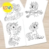 Tranh Tô Màu Bé 50 Tờ Chủ Đề Unicorn Kỳ Lân Giá Chỉ 19.900đ 2