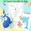 Tranh Tô Màu Cho Bé 50 Tờ Chủ Đề Khám Phá Đại Dương - Giá Ưu Đãi 15.900₫