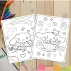 Tranh Tô Màu Cinnamoroll Bộ 20-30 Tờ Dùng Màu Sáp và Chì - Giá Ưu Đãi 12.900₫