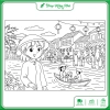 Tranh tô màu cuộc sống - xả xì chét giảm giá 45.000, thư giãn sáng tạo 4