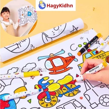 Tranh Tô Màu Dán Tường 3M Hagykidhn cho Bé - Cắt Hình Dán Kỷ Niệm, Giá 28.000