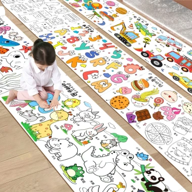 Tranh Tô Màu Dán Tường 3M Hagykidhn cho Bé - Cắt Hình Dán Kỷ Niệm, Giá 28.000