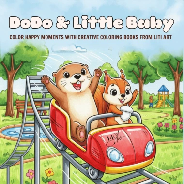 Tranh Tô Màu DoDo Little Baby 40 Trang Giấy Mỹ Thuật 200gsm A4 A5 Giá 15.000đ 2