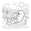 Tranh Tô Màu DoDo Little Baby 40 Trang Giấy Mỹ Thuật 200gsm A4 A5 Giá 15.000đ 6