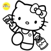 Tranh Tô Màu Hello Kitty 50 Tờ A4 A5 - Dành cho Màu Sáp và Chì, Giá 19.900 VND 8
