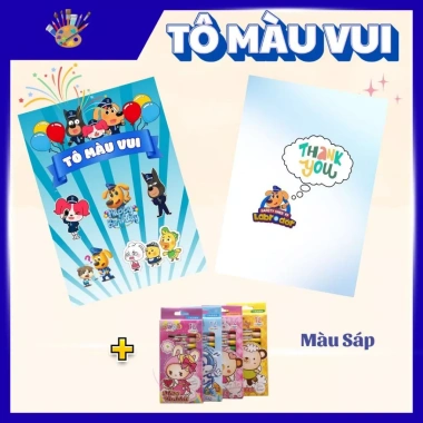 Tranh Tô Màu Labrador Tập 2 (Có Màu) – Đồ Chơi Giáo Dục Phát Triển Sáng Tạo Bé, Giá Ưu Đãi 39.200₫ 10