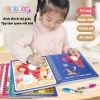 Tranh Tô Màu Nước Ma Thuật Nhiều Chủ Đề Cho Bé Dùng Nhiều Lần, Tặng Bút, 35.999₫