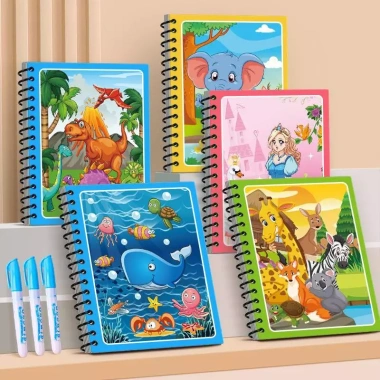 Tranh Tô Màu Nước Ma Thuật Tái Sử Dụng Nhiều Lần - Không Lem, Giá Chỉ 18.500 VND 8 Tranh Tô Màu Nước Ma Thuật Tái Sử Dụng Nhiều Lần - Không Lem, Giá Chỉ 18.500 VND 8