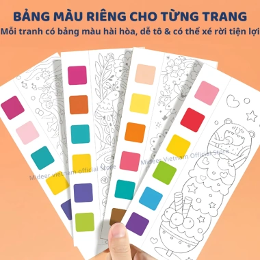 Tranh Tô Màu Nước Mideer kèm Cọ cho Bé - Giá ưu đãi 109.000 VND 6