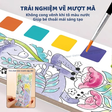 Tranh Tô Màu Nước Mideer kèm Cọ cho Bé - Giá ưu đãi 109.000 VND 9