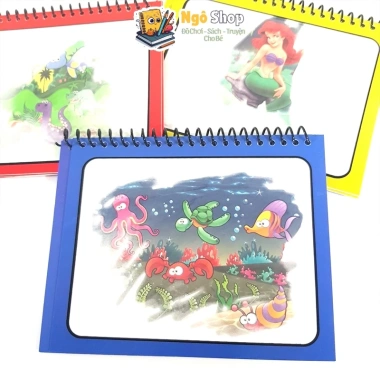 Tranh Tô Màu Nước Thần Kỳ Nhiều Chủ Đề Cho Bé - Giá Chỉ 35.000 VND Tiết Kiệm