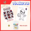 Tranh Tô Màu Spiderman Sáng Tạo - Đồ Chơi Mỹ Thuật Thủ Công Giá Ưu Đãi 39.200 VND 2