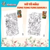 Tranh Tô Màu Tung Tung Tung Sahur Tập 2 Đồ Chơi Thủ Công Siêu Sáng Tạo 38,610₫ 6