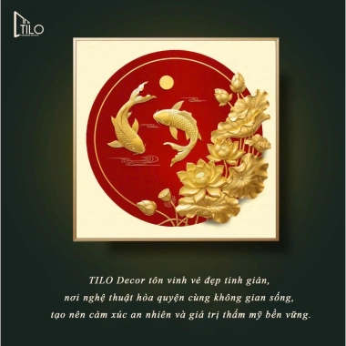 Tranh Tráng Gương Đôi Hạc Vàng Phong Thủy Quà Tặng Doanh Nghiệp Sếp Dịp Tết