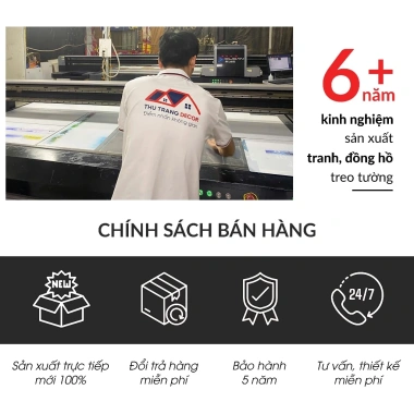 Tranh Tráng Gương THUẬN BUỒM XUÔI GIÓ UV 5D Cao Cấp - Treo Tường Phòng Khách Giá 167.999₫ 3