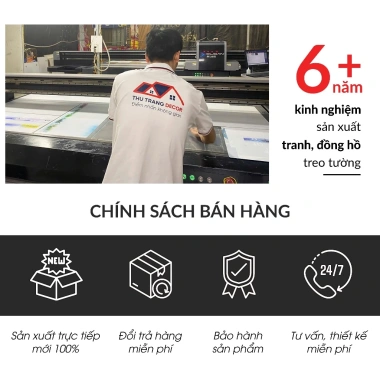 Tranh Tráng Gương Treo Tường Bình Hoa Cây Cảnh UV 5D Cao Cấp Phong Cách Hiện Đại Giá Ưu Đãi 179.200 VND