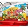 Tranh trang trí Canvas khổ lớn 4m TET09 - Phông nền Tết 2.026 giá 169k BEEKIDS 7