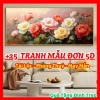 Tranh Treo Phòng Khách Hoa Mẫu Đơn Tài Lộc Phong Thủy Cao Cấp Size To May Mắn Tráng Gương Quà Biếu Tặng 660k 2