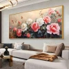 Tranh Treo Phòng Khách Hoa Mẫu Đơn Tài Lộc Phong Thủy Cao Cấp Size To May Mắn Tráng Gương Quà Biếu Tặng 660k 3